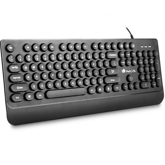 TECLADO NGS DOT TECLAS REDONDAS CON CABLE