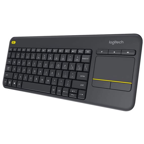 Teclado LOGITECH K400 Plus Inalámbrico con TouchPad