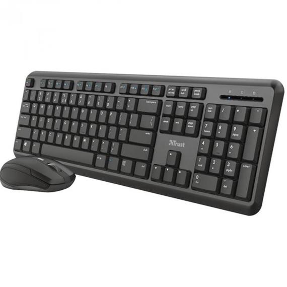 Teclado TRUST TKM-350 Pack con Ratón Inalámbrico