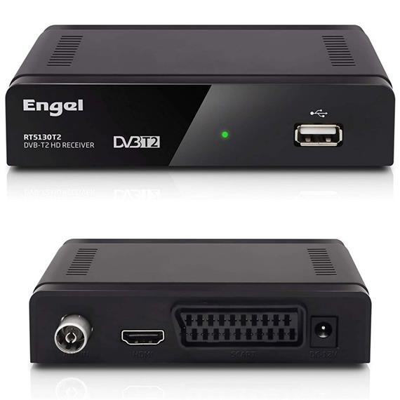 Engel RT5130T2 Receptor Digital Terrestre DVB-T2 Grabador