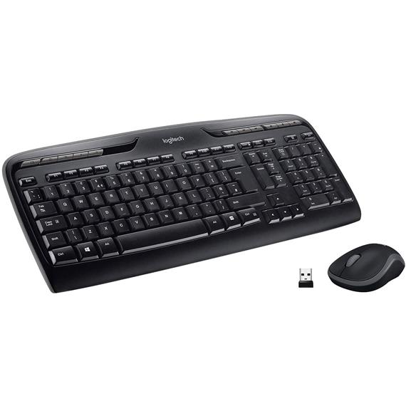 Teclado + Ratón Logitech MK330 Inalámbrico Negro (920-003978)