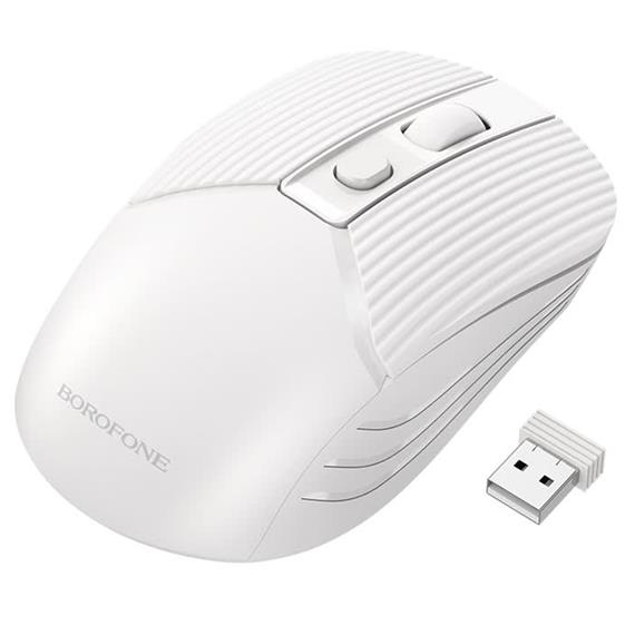 Borofone BG5 2.4G Ratón Inalámbrico Business Blanco