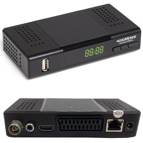 Nordmende Receptor TDT DVB-T2 con HDMI, Euroconectro y USB