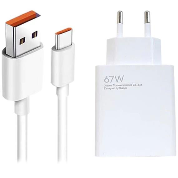 Xiaomi Cargador 67W USB-A con Cable USB-C (BHR6035)