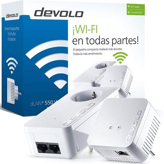 DEVOLO 9637 DLAN 550 PLC WIFI:300MBP/S LAN:500MBP/S