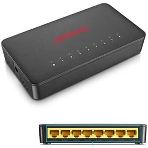 AIRPHO AR-GS108 SWITCH GIGABIT 8 PTOS. AUTO MDI/MDIX