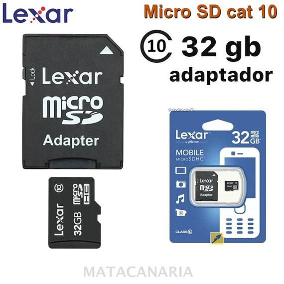 LEXAR LSDMI32 MICRO SD 32GB CLASS10