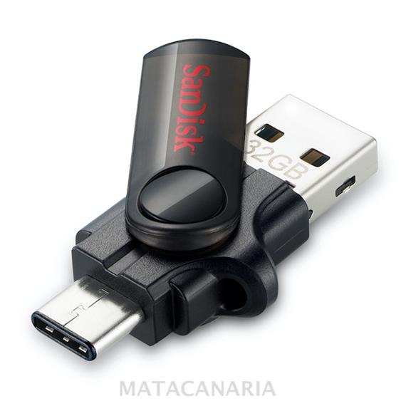 SANDISK DUAL USB DRIVE 32GB TYPE C USB 3.1