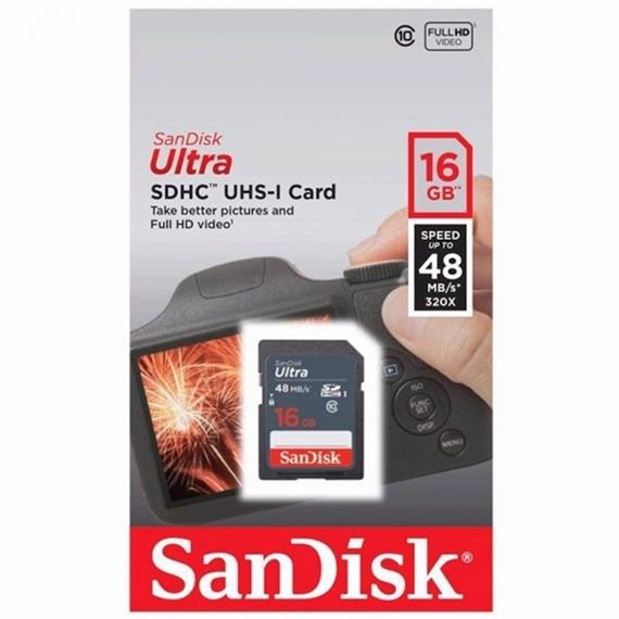 SANDISK SDHC UHS-I 16GB 48MB/S