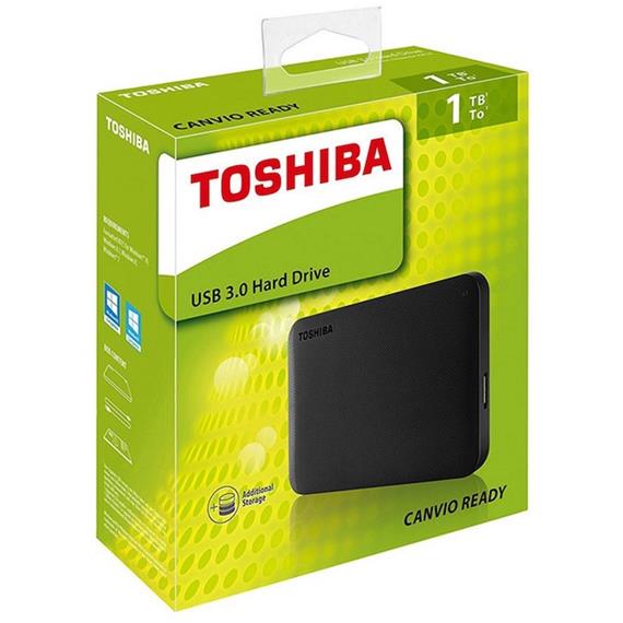 DISCO DURO EXTERNO TOSHIBA 1 TB USB 3.0 CANVIO BASIC