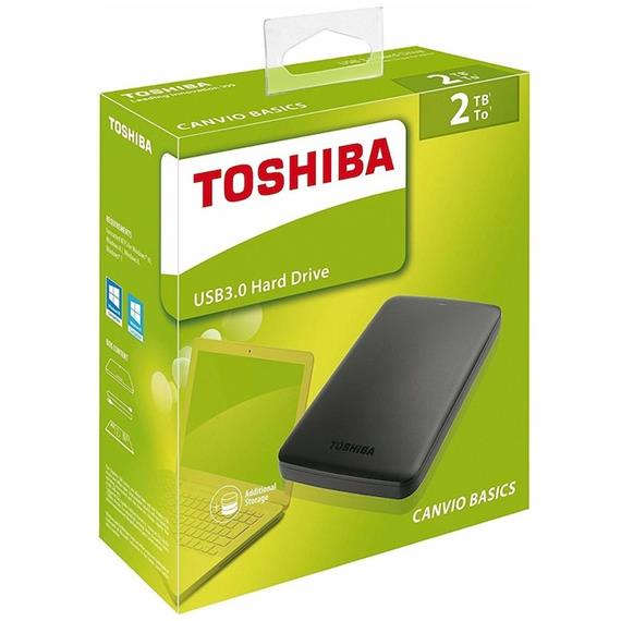 Disco Duro Externo TOSHIBA 2 TB USB 3.2 CANVIO BASIC