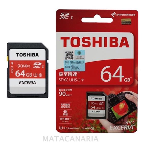 TOSHIBA MICRO SDXC 64GB UHS-I 90MB/S CLASS10