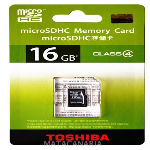 TOSHIBA MICROSDHC 16GB CLASS 4