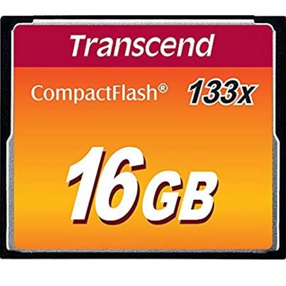 MEM. COMPACT FLASH 16GB TRANSCEND 133X