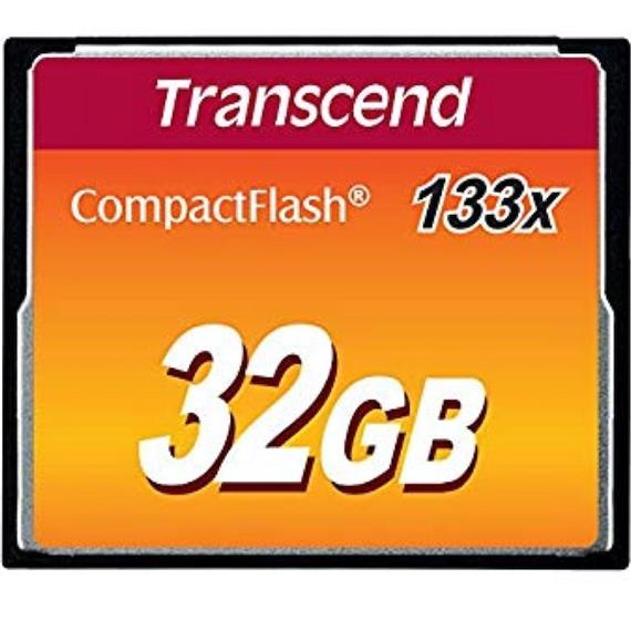 MEM. COMPACT FLASH 32GB TRANSCEND 133X