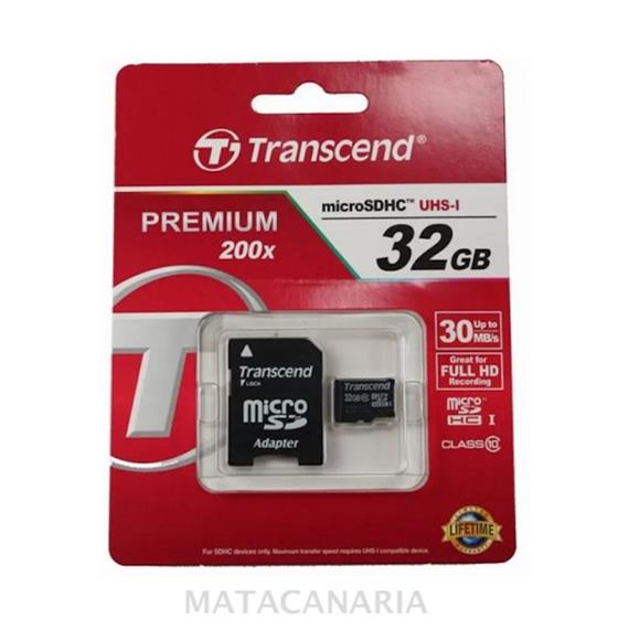 TRANSCEND MICRO 32GB 30MB CLASS10