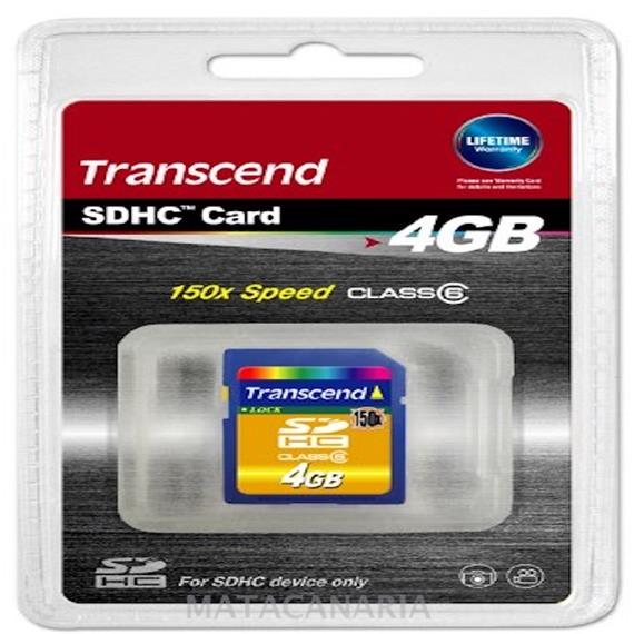 TRANSCEND SDHC 4GB 150X