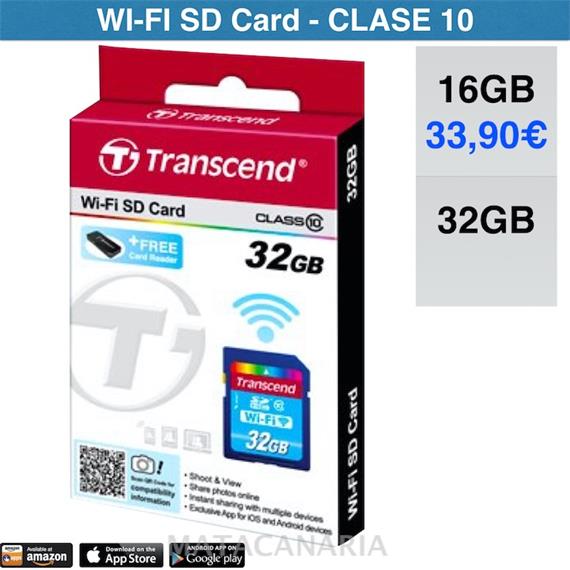 TRANSCEND WIFI SD CARD 16GB CLASS 10