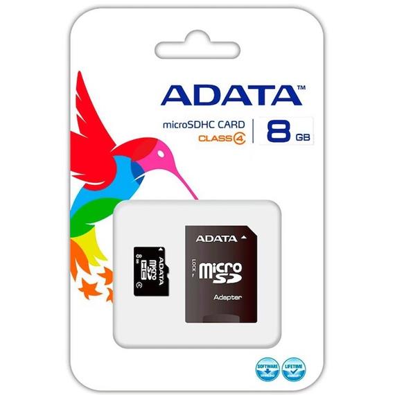 MEM. MICRO SDHC 8GB CLASS 4 ADATA