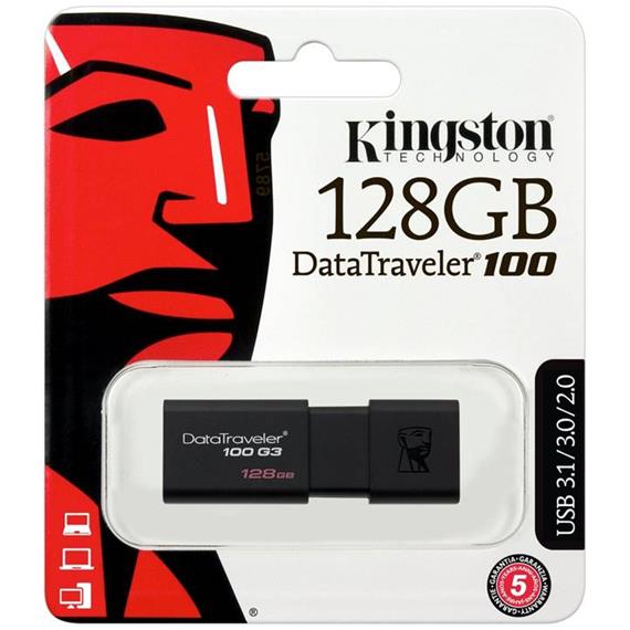 MEM. USB 128GB 3.0 KINGSTON DT100