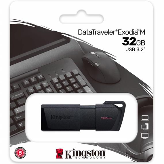 Mem. USB 32GB 3.2 Kingston Datatraveler Exodia M