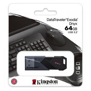 Mem. USB 64GB 3.2 Kingston Datatraveler Exodia Onyx