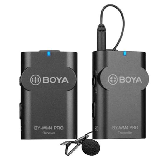 BOYA BY-WM4 PRO Sistema de micrófono inalámbrico 2.4G Digital