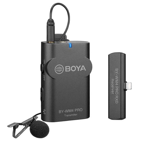 BOYA BY-WM4 PRO K3 Sistema de micrófono inalámbrico 2.4G Lightning