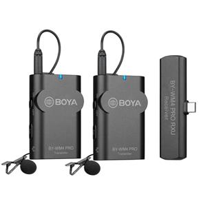 BOYA BY-WM4 PRO K6 Sistema de micrófono inalámbrico 2.4G USB-C