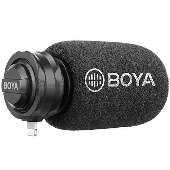 BOYA BY-DM200 Micrófono cardioide con conexión Lightning MFI