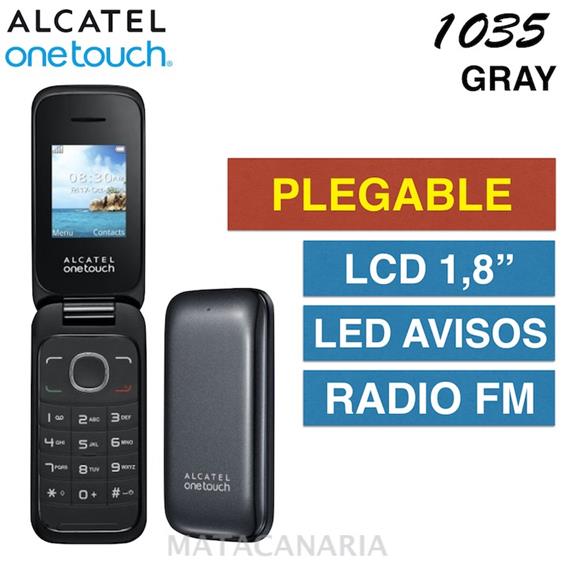 ALCATEL 1035D ONETOUCH DS GRAY