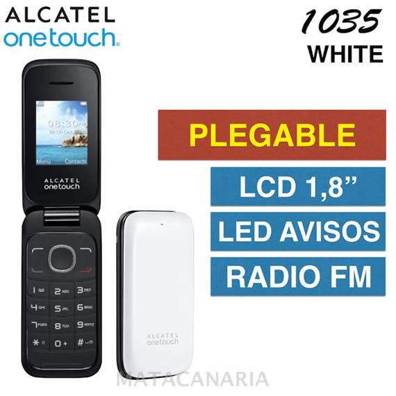 ALCATEL 1035D ONETOUCH DS WHITE