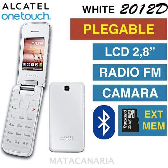 ALCATEL 2012D DS WHITE