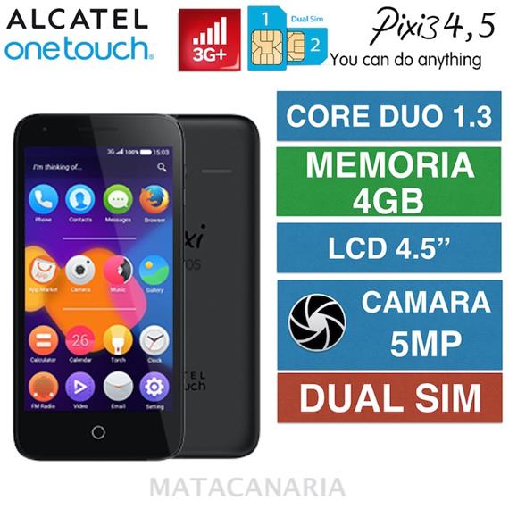 ALCATEL 4027D PIXI 3 4.5 BLACK