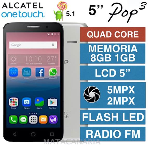 ALCATEL 5015D POP3 (5) SILVER