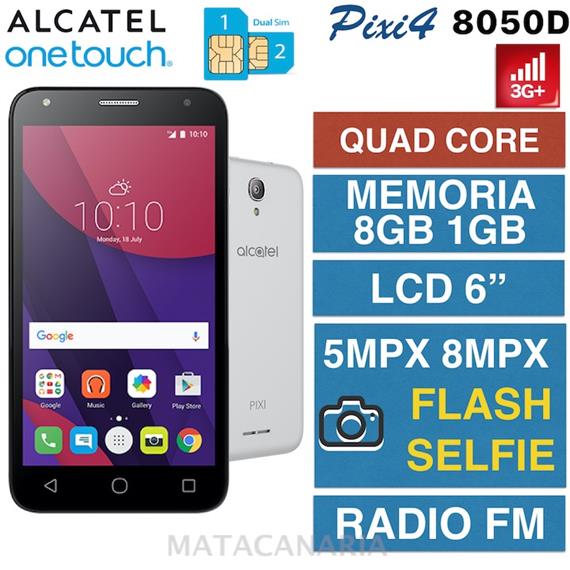 ALCATEL 8050D PIXI 4 (6) 3G SILVER