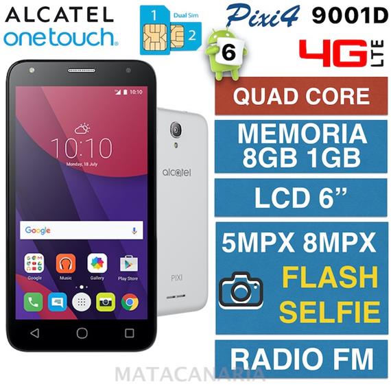 ALCATEL 9001D PIXI 4 (6) 4G SILVER