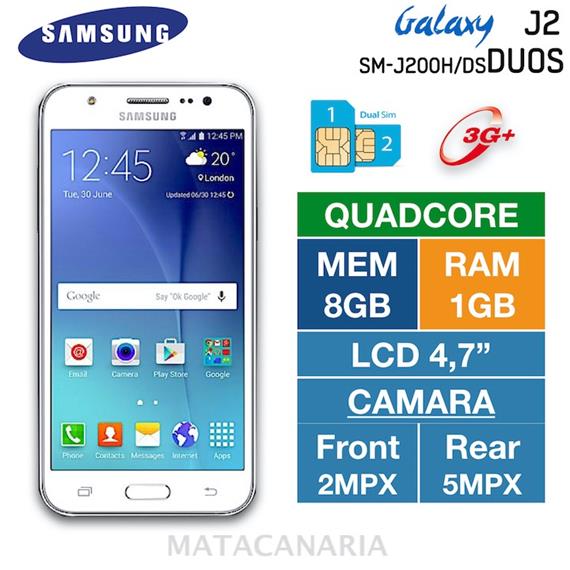 SAMSUNG SM-J200H DS 3G WHITE