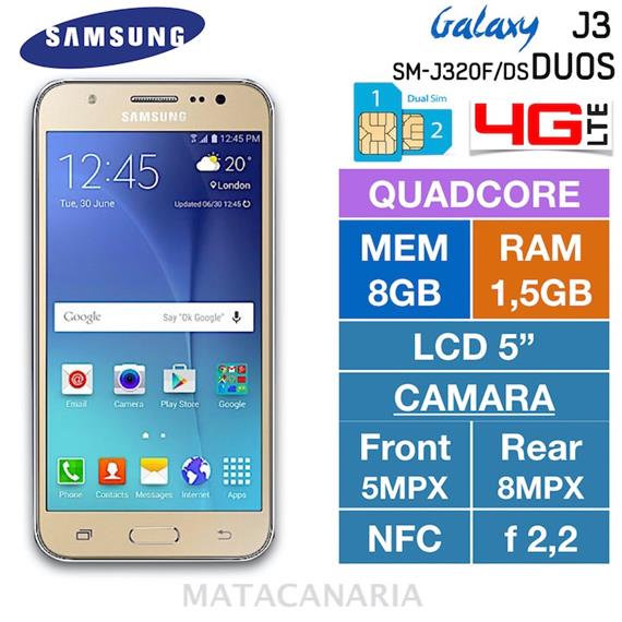 SAMSUNG SM-J3110 J3 PRO GOLD