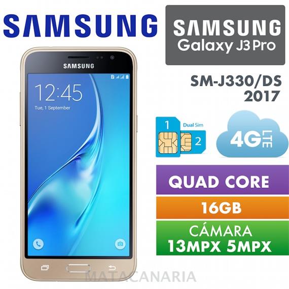 SAMSUNG SM-J330G J3 PRO 4G DS 2017 GOLD