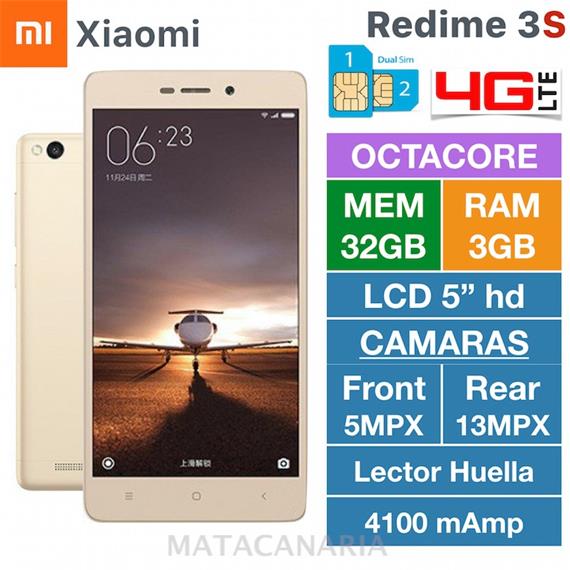 XIAOMI REDMI 3 4G 3GB RAM PRO 32GB GOLD