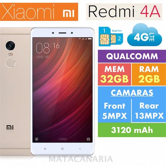 XIAOMI REDMI 4A 32GB LITE DS GOLD