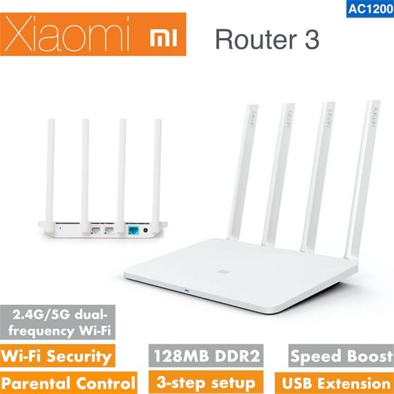 XIAOMI AC1200 MI ROUTER 3 WHITE