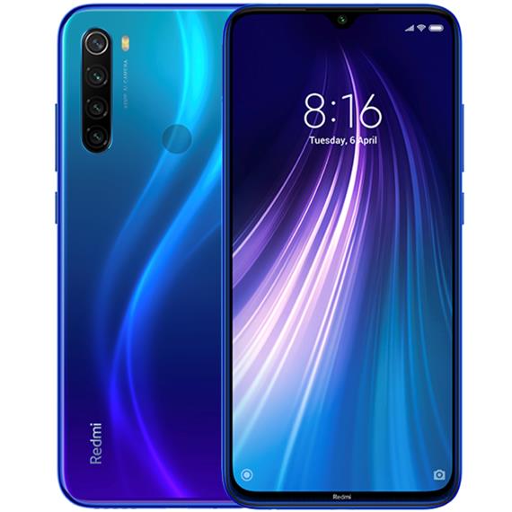 XIAOMI REDMI NOTE 8 6.3" 4GB RAM 64GB DS NEPTUNE BLUE