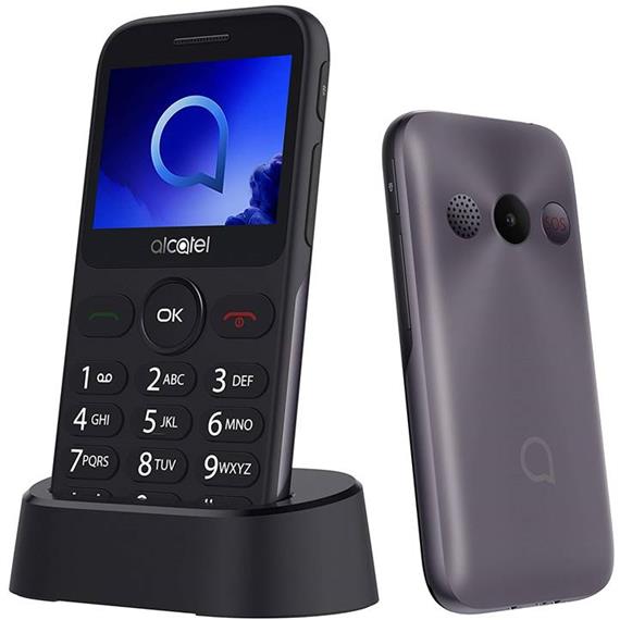 ALCATEL 2019G 2.4" 2MP SENIOR BLACK/METALLIC GREY