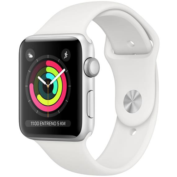 APPLE WATCH SERIES 3 GPS 42MM SILVER-WHITE (MTF22ZD/A)