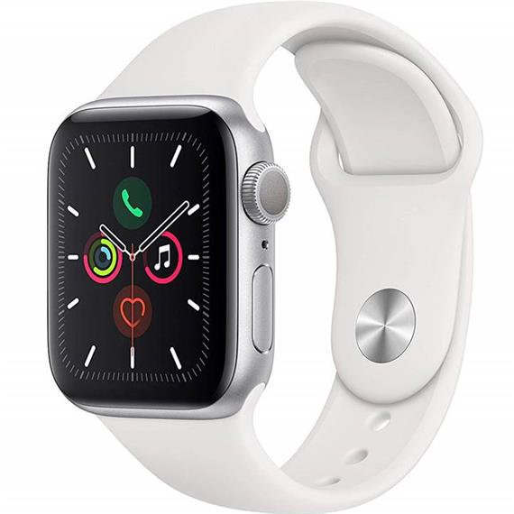 APPLE WATCH SERIES 5 GPS 44MM SILVER / WHITE