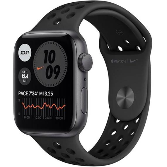 APPLE WATCH NIKE SE GPS 44MM SPACE GRAY ALUMINIUM + BLACK (MYYK2TY/A)