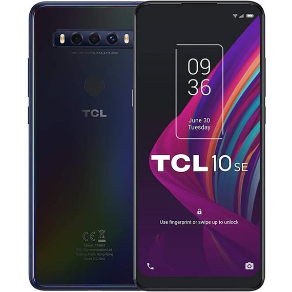 TCL T766H 10SE 6.52" HD+ 4GB 128GB 8MP 48MP Noche Polar