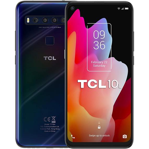 TCL 10L 6.53" 6GB 256GB 16MP/48MP Azul Mariana (T770H)